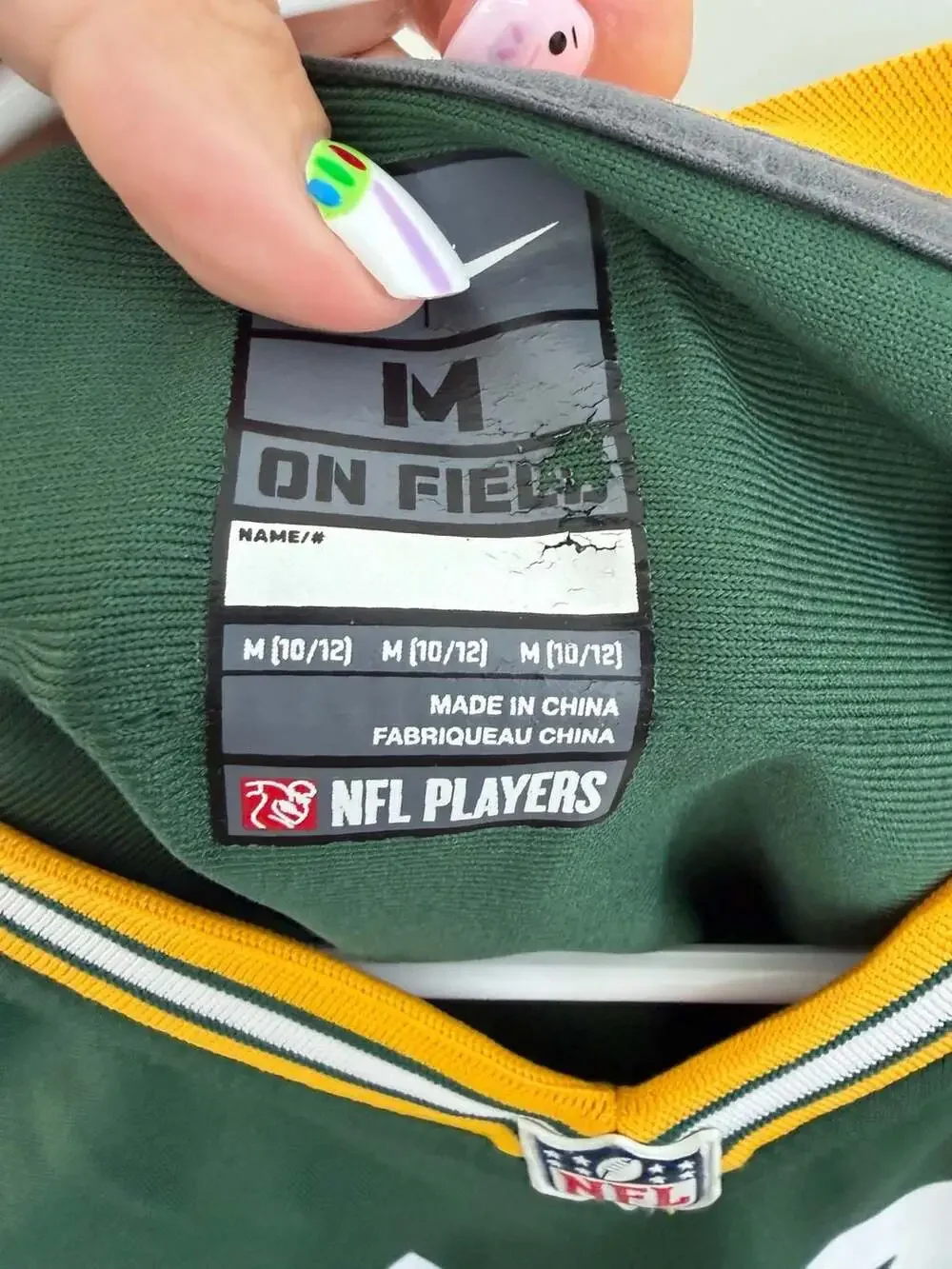 Nike Green Bay Packers Aaron Rodgers 12 Size M Youth Jersey